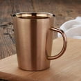 thumbnail image 4 of Taza de Café Perfecl Aislada Pared Doble Color Oro y Rosa, 4 of 8