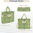 thumbnail image 6 of FORMRS Womens Corduroy Tote Bag Crossbody Shoulder Handbag with Pocket, Green Martini Glass, 6 of 7