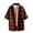 Red, variant on yillto Mens Cotton Shirts Big and Tall Plaid Tee Button down Short Sleeve Loose Top with Pockets