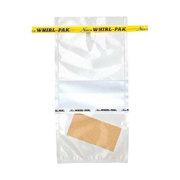 Whirl-Pak Sampling Bag,Clear,18 oz.,9" L,PK100 B01245