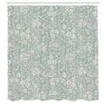 thumbnail image 3 of Ambesonne Botanic Shower Curtain, Floral Spring Season Art, 69"Wx84"L, Pale Teal, 3 of 3