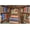 500 PCS, variant on 500 Piece Jigsaw Puzzle, Vintage Book Bookshelf Wildflower Pages Library Scene, Retro Floral Aesthetic Design, Challenging Hard Puzzle for Book Lovers, 20.5" x 15"