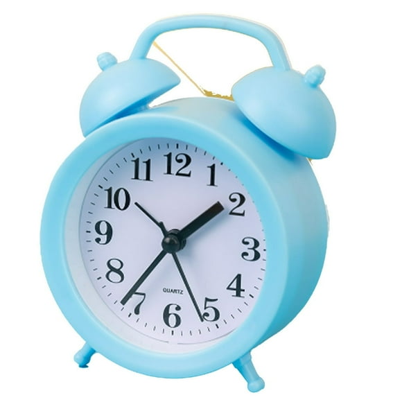 SNNROO Réveil Horloge de Bureau Précise avec Veilleuse Douce Réveil Portable pour Chambres avec Fonctionnement Silencieux