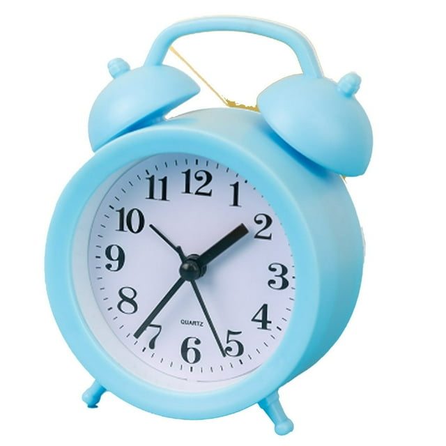SNNROO Alarm Clock Accurate Desk Clock with Soft Nightlight Portable Alarm Clock for Bedrooms with Silent Operation