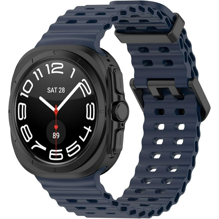 MYKOMI Fit for Samsung Galaxy Watch Ultra 47mm Watch Bands Adjustable Silicone Replacement Band Straps Wristbands Bracelet Accessories Fit for Samsung Galaxy Watch Ultra 47mm Smart Watch Walmart