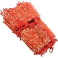 thumbnail image 3 of 200 Piezas 7X9cm Bolsas de Joyería de Regalo con Lazo de Organza Rosa Bolsas Regalos de Fiesta de Navidad Rojo, 3 of 8