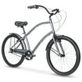 thumbnail image 1 of Hyper Bicycle Men's Cruiser 26" Commuter Bike, Gray, 1 of 9