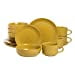 thumbnail image 3 of 10 Strawberry Street Wazee Mat Coupe Vaisselle Ensemble, 16 pc, Miel Or, 3 of 15
