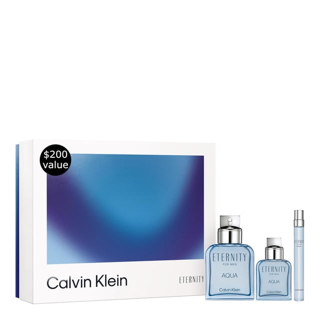 Set de colonia Calvin Klein Eternity Aqua For Him de 3 piezas