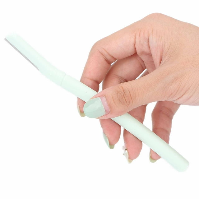 Rasoir Facial, Tondeuse à Sourcils en Acier Inoxydable Lame Aiguisée Belle et Délicate pour le Rasage du Visage pour le Rasage des Sourcils