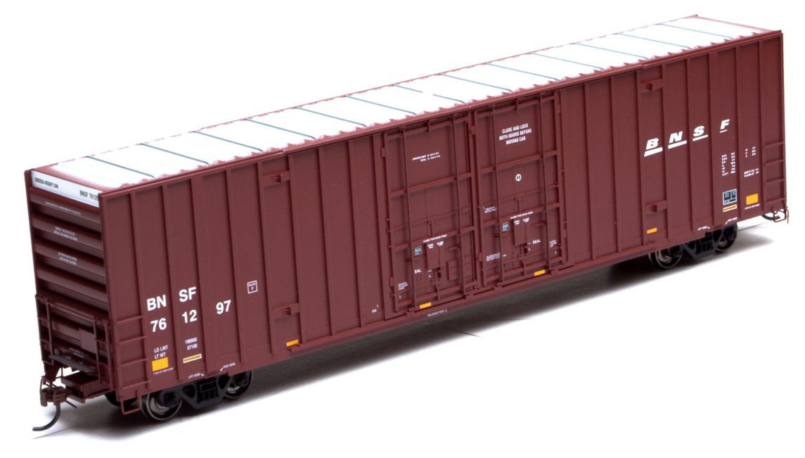 Athearn HO Scale 60ft Gunderson DD HiCube Box Car BNSF 761297