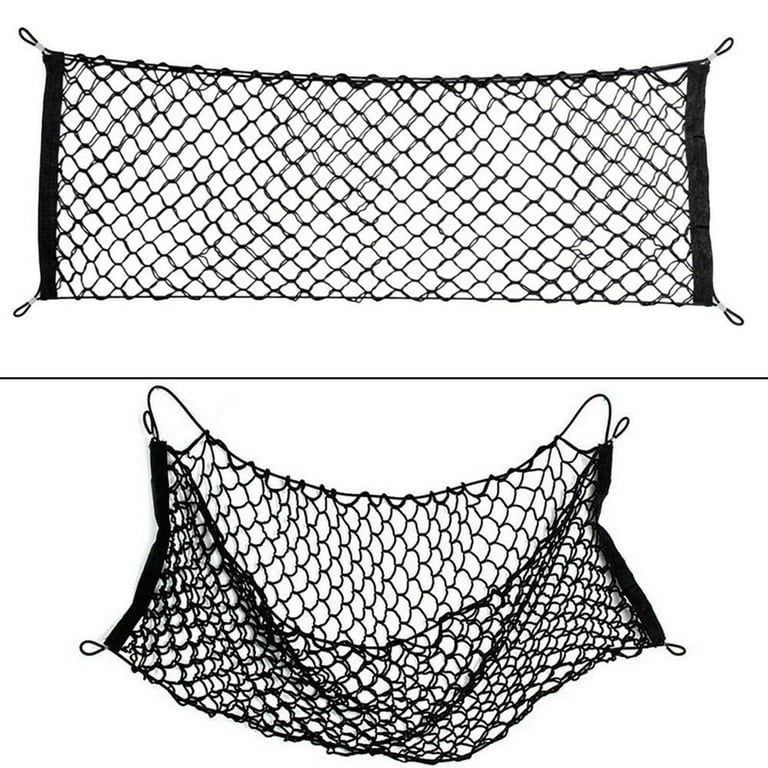 Adjustable elastic heavy duty cargo net universal stretchable sale truck net with hooks