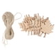 thumbnail image 4 of Kit de manualidades con 21 adornos de hojas colgantes de madera, recortes de hojas de arce de madera para pintar, 4 of 7