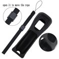 thumbnail image 2 of Lactivx 2X Wii Silicone case cover with Wrist Strap for Wii Remote controller (Black), 2 of 5