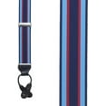 thumbnail image 2 of SuspenderStore Dressy Striped Grosgrain Suspenders- 1.38-Inch Wide - Button - 9 Colors & 2 Sizes, 2 of 4