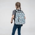 thumbnail image 5 of Naloa Boat In Ocean Print Lightweight DayBackpack Suitable for school, work, shopping, travel, etc., 5 of 5