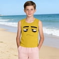 thumbnail image 3 of Camisola de Niños Pequeños 3-15 Años sin Mangas Tela Suave Impresión Gradiente para el Uso Casual Y Ocasiones Especiales, 3 of 6