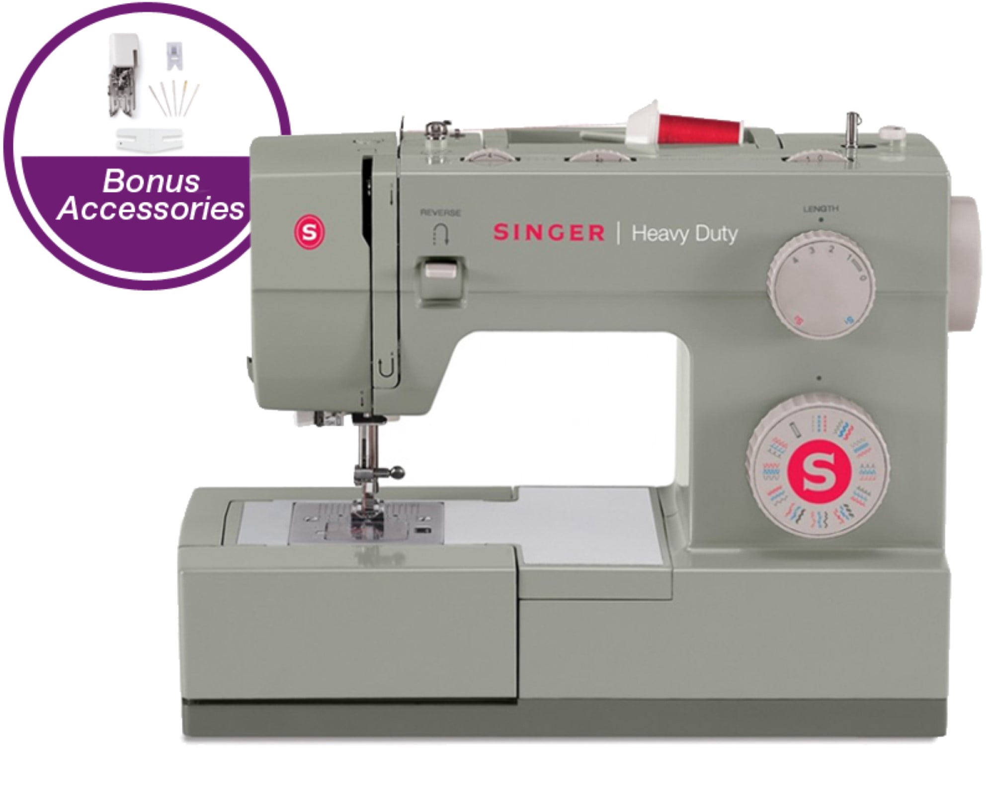 Singer Simple Automatic Sewing Machine Electric Sewing Machine Electric, Buttonhole Foot, Cover, Automatic Sewing Machine, Sewing, 1/ Step, Variable
