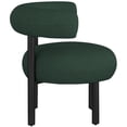 thumbnail image 5 of Meridian Furniture Bordeaux Green Boucle Fabric Accent Chair, 5 of 34