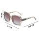 thumbnail image 5 of 1 Pcs Polarized Square Sunglasses Sparkling Composite Shiny Frame And Square Glasses Case, 5 of 5