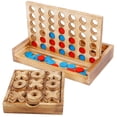 thumbnail image 1 of Set de juegos de mesa Glintoper Tic Tac Toe y 4 in a Row Wood, 1 of 7