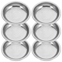 Topbathy 6Pcs Stainless Steel Small Sauce Dishes Stackable Round Metal Dip Bowls