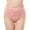 Pink, variant on Women's Panties Custom High Waist Striped Tangas No Show Bikini for Women Underwear Thong Pink One Size