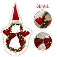 thumbnail image 4 of EUDIDV Festive String Lights Christmas Wreath Outdoor,Christmas Wreath, Prelit Christmas Wreath With Lights Small Artificial Xmas Wreath ,Winter Snowflake Christmas Wreath For Door Hanging XmasLights, 4 of 7