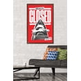 thumbnail image 2 of Jaws - Beach Closed Wall Poster, 22.375" x 34" Framed, 2 of 5