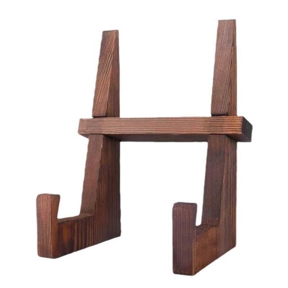 AOOOWER Multipurpose Wooden Easel Stand Classical Wooden Display Stand for Plates Photos and Books Perfect for Home Decors