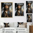 thumbnail image 4 of Designart "Portrait of a Pirate Captain" Pirate Floater Framed Canvas Wall Art, 4 of 7