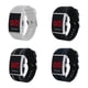 thumbnail image 4 of Qarigey Reloj electrónico para hombres Reloj de digital moderno y funcional Relojes Blanco, 4 of 6