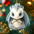 thumbnail image 6 of Luoshdecor Dragon Christmas Tree Ornament 2025 New Christmas Ornament ,Cute Dragon Acrylic Pendant Hanging for Christmas Tree Holidays Party Car Home Decor, 6 of 8