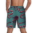 thumbnail image 2 of Lsque Mens Swim Trunks Snake And Rose Pattern - Bathing Suit Compression Liner - Beach Swim Shorts Swimwear - (S-3XL) - Stretch Quick Dry -Small, 2 of 9