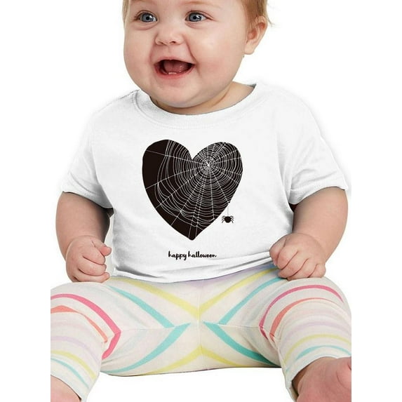 Doodle Heart W Spiderwebs T-Shirt Infant -Image by Shutterstock, 24 Months