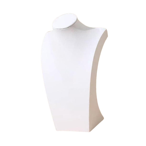 Soporte para busto de joyería, maniquí para exhibición de collares, estante de almacenamiento de joyería M