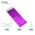 thumbnail image 3 of Uxcell 15Pcs Purple Tassel Garland Banner w Rope for Wedding Birthday Party Decoration, 3 of 6