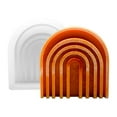 thumbnail image 1 of Candle Mould DIY Handmade Scented Mold Silicone Portable Soft Silicone Arch Arch Chocolate Making Moulds Craft Washable Household Baking Decoration Small Arch, 1 of 8