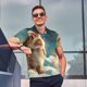 thumbnail image 4 of Balery Starry Sky Cloud Cute Rabbit Camisa Polo de Hombre con Estampado, de Manga Corta y Tejido Medio, Camisa Tipo Golf Polo-Small, 4 of 6