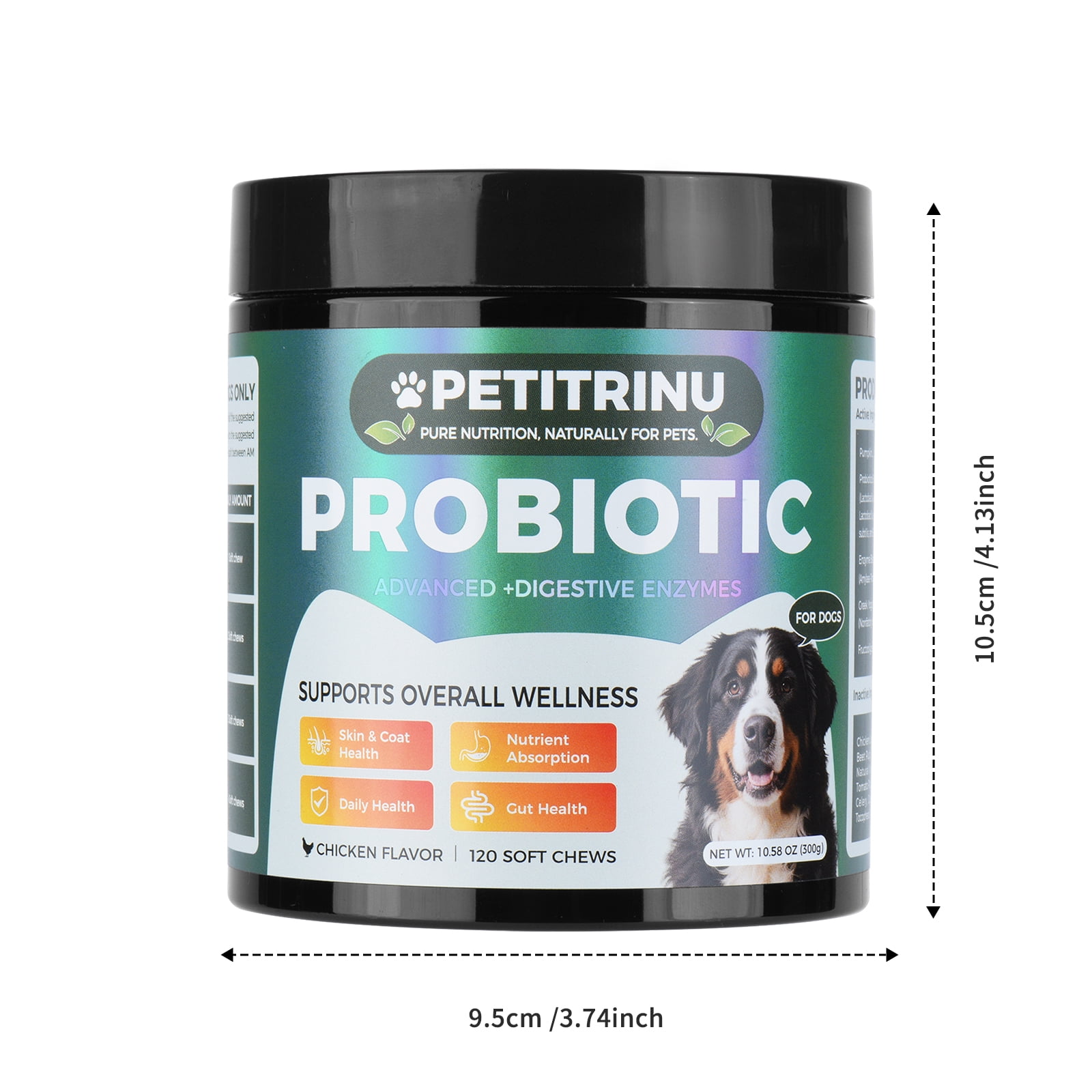 120 Chews Probiotics for Dogs