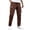 Brown Cargo Pants, variant on Cargo Pants for Men Relaxed Fit Outdoor Athletic Trousers Work Pants Drawstring Camping Baggy Cargo Pant with Multi Pockets S-2XL