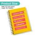 thumbnail image 3 of NineLeaf 40 Pack Compatible for Brother P-touch TZe-435 TZe435 TZ-435 TZ435 12mm 1/2'' White on Red Laminated TZe TZ Label Tape 0.47" x 26.2ft, 3 of 7