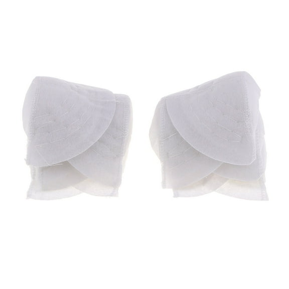 5 Pairs Cotton Shoulder Pads Shoulder Insert Suit Sewing White