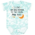 thumbnail image 3 of Inktastic I Love My Big Sister to the Moon and Back Boys or Girls Baby Bodysuit, 3 of 5
