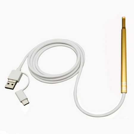 3-in-1 USB Ear Cleaning HD Endoscope Ear Spoon Multifunctional Earpick with Mini Camera and Light Ear Health Care Cleaning Tool