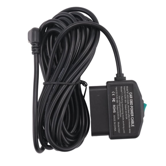 Dash Cam OBD Hardwire Kit,Dash Camera USB Type C Kit with Power Cable for Dashcam 12-24V to 5V/3A