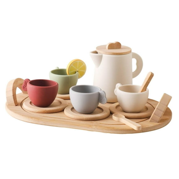 Juego De Té De La Tarde Para Edades De 3, 4 Y 5 Años, Recuerdos De Fiesta, Regalo Navideño Con Bandeja