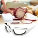 thumbnail image 3 of 2 Piezas De Gafas De Cebolla Cortadas Sin Lágrimas Antiarañazos Cómodos Utensilios De Cocina Blanco Verde Sunnimix gafas de cebolla cortada, 3 of 8