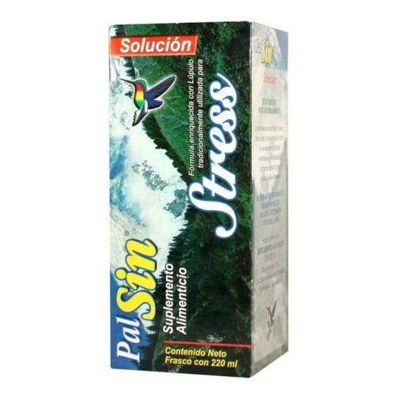 Pal Sin Stress Solución Jarabe 220 Ml PALSIN-STRESS Suplemento alimenticio