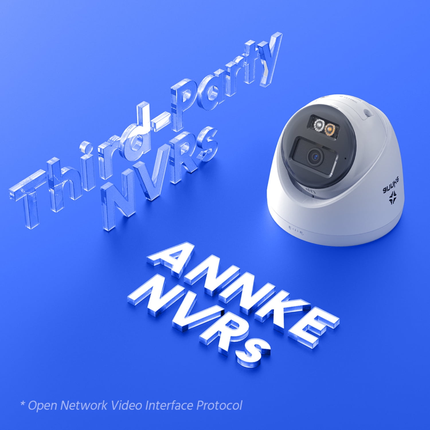 ANNKE 4K 4PCS H.265+ POE Security IP Camera Two Way Audio Outdoor AI Color Night Vision IP67, Smart Dual Light, Turret Wired Cameras, 4mm Lens, Built-in Mic, Human/Vehicle Detection, IP67 Waterproof